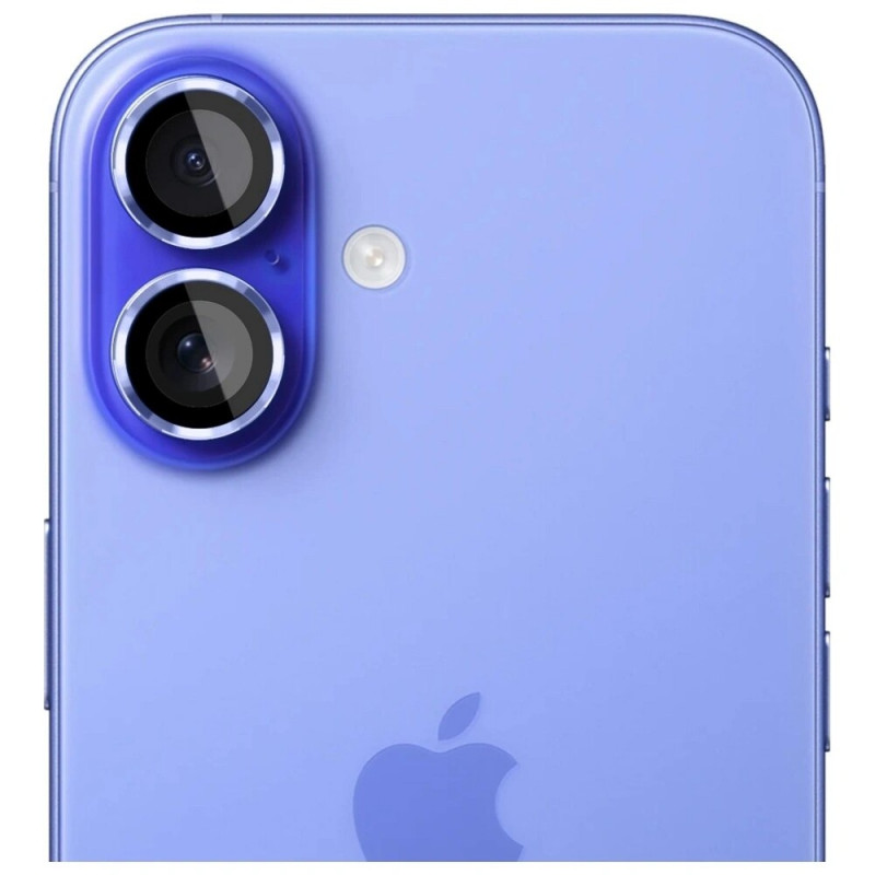 Protezione per lenti fotocamera in vetro temperato 3MK Lens Protection Pro per Apple iPhone 17, blu