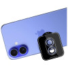 Protezione per lenti fotocamera in vetro temperato 3MK Lens Protection Pro per Apple iPhone 17, blu
