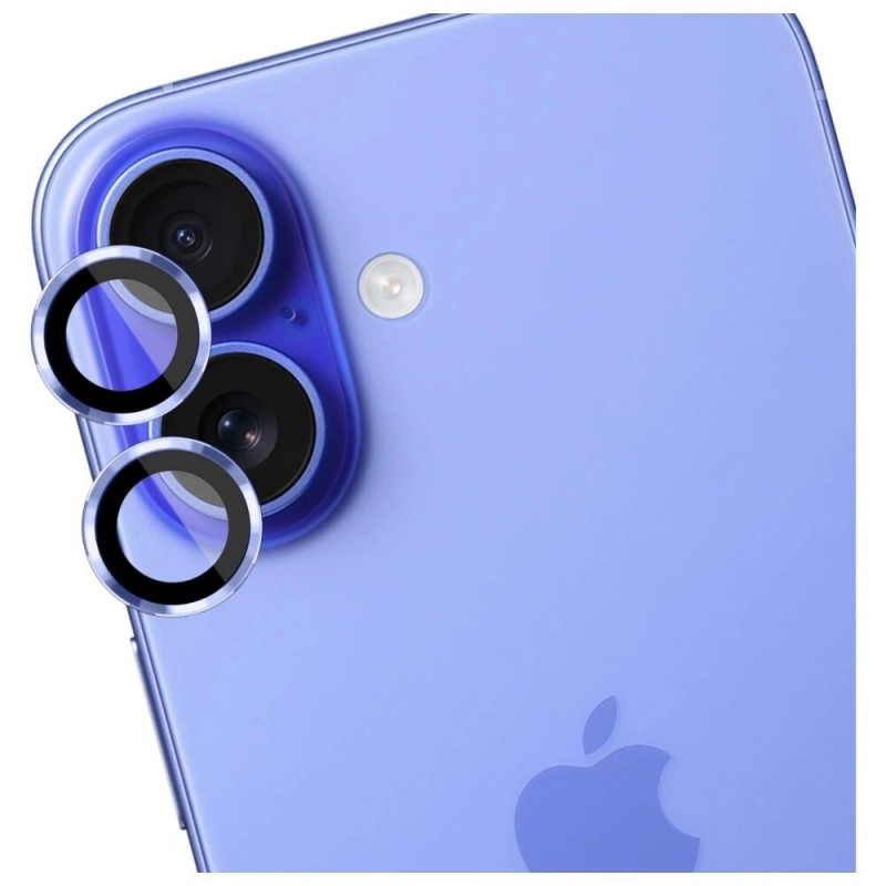 Protezione per lenti fotocamera in vetro temperato 3MK Lens Protection Pro per Apple iPhone 17, blu