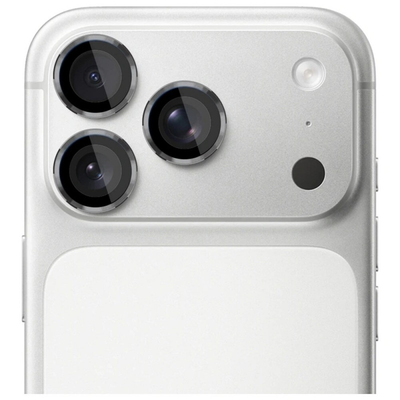Vetro temperato per lente fotocamera 3MK Lens Protection Pro per Apple iPhone 17 Pro / 17 Pro Max, grigio