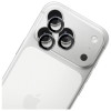 Vetro temperato per lente fotocamera 3MK Lens Protection Pro per Apple iPhone 17 Pro / 17 Pro Max, grigio