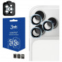 Vetro temperato per lente fotocamera 3MK Lens Protection Pro per Apple iPhone 17 Pro / 17 Pro Max, azzurro