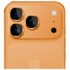 Vetro temperato per lente fotocamera 3MK Lens Protection Pro per Apple iPhone 17 Pro / 17 Pro Max, arancione