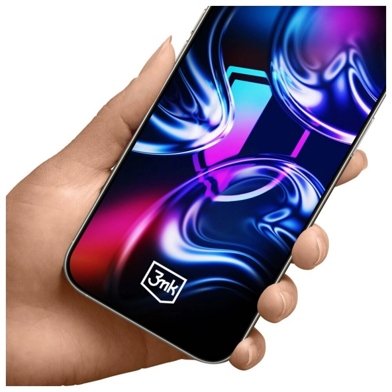 Proteggi schermo in vetro temperato 3MK HardGlass Max per Apple iPhone 13 Pro Max / 14 Plus