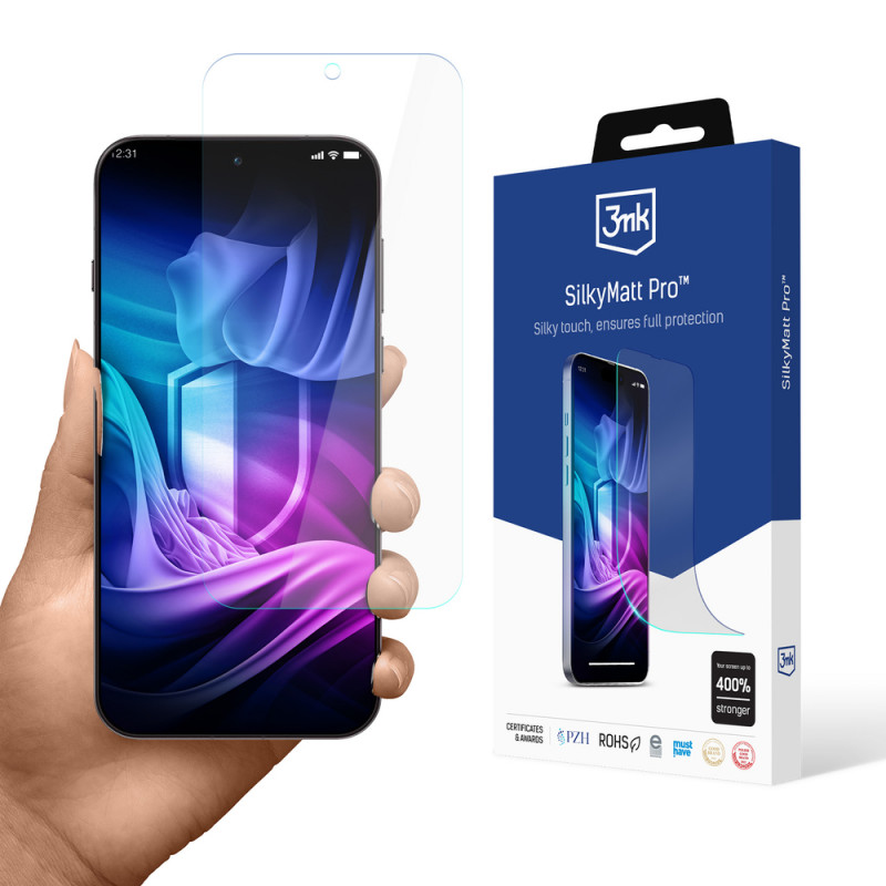 Pellicola protettiva opaca per schermo 3MK Silky Matt Pro per Oppo Find X9 Pro