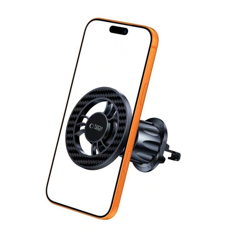 Supporto auto magnetico MagSafe per bocchetta di aerazione Tech-Protect N56 Carbon Black
