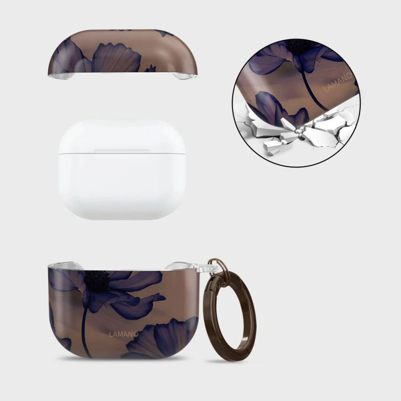 Custodia Tech-Protect Lamano per Apple AirPods 4 Velvet Night