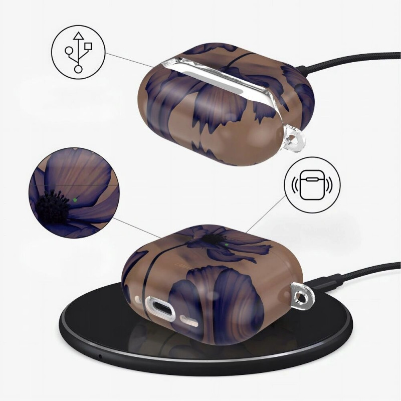 Custodia Tech-Protect Lamano per Apple AirPods 4 Velvet Night