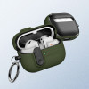 Custodia Slim Hook Tech-Protect per Samsung Galaxy Buds 3 / 3 FE / 3 Pro, verde oliva