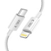 Cavo Tech-Protect Ultraboost Lite USB-C / Lightning PD27W/3A 200 cm, grigio freddo