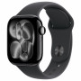 Apple Watch Series 11 GPS + Cellular (5G) cassa in alluminio da 42 mm, nero, M/L, MF854QL/A