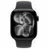 Apple Watch Series 11 GPS + Cellular (5G) cassa in alluminio da 42 mm, nero, M/L, MF854QL/A