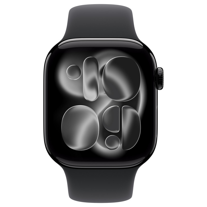 Apple Watch Series 11 GPS + Cellular (5G) cassa in alluminio da 42 mm, nero, M/L, MF854QL/A