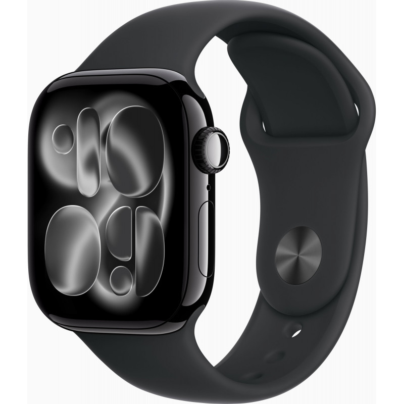 Apple Watch Series 11 GPS + Cellular (5G) cassa in alluminio da 42 mm, nero, M/L, MF854QL/A