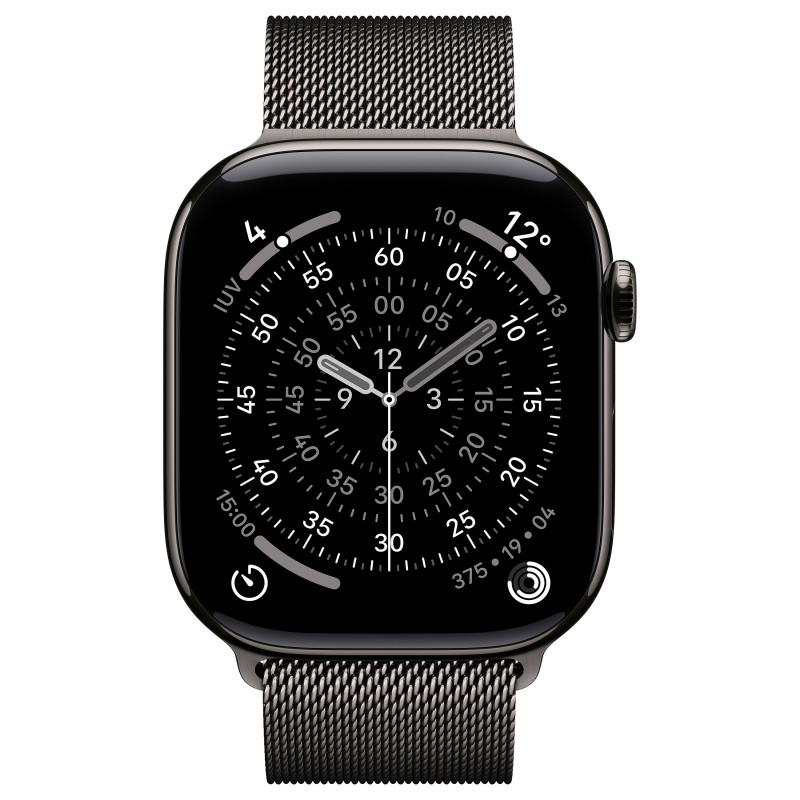Apple Watch Series 11 GPS + Cellular 5G 42mm cassa in titanio, oro, MFD44QL/A
