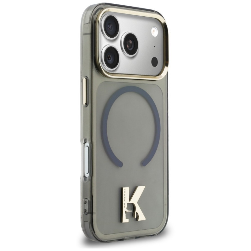 Custodia Karl Lagerfeld IML K Head KF003410-0 per Apple iPhone 18 Pro Max / 17 Pro Max, nera