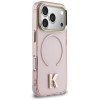 Custodia Karl Lagerfeld IML K Head KF003412 per Apple iPhone 18 Pro Max / 17 Pro Max, rosa