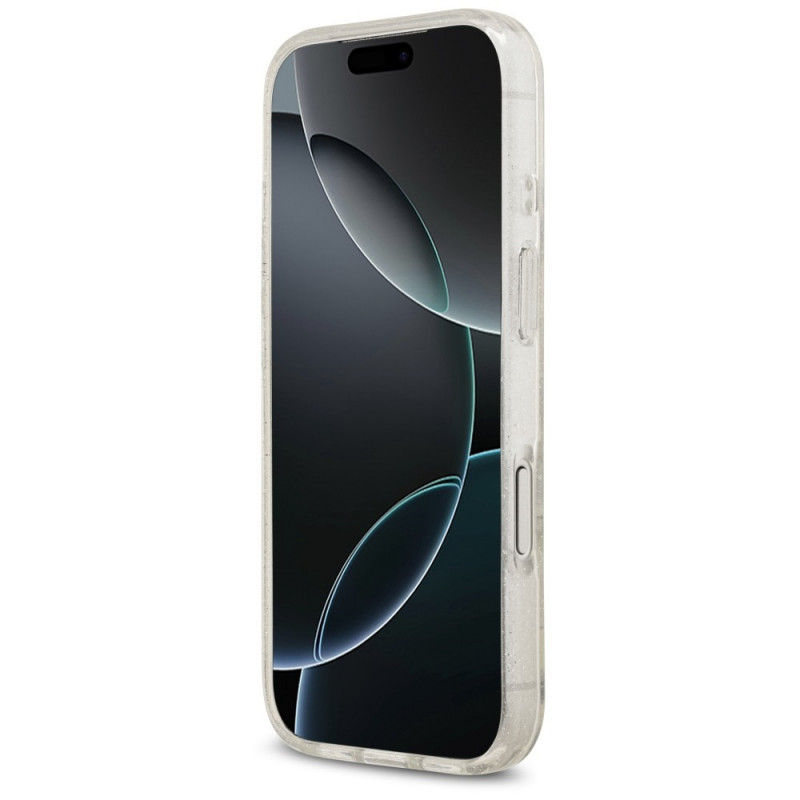 Custodia Karl Lagerfeld IML NFT Glitter Karl&Choupette KF003400 per Apple iPhone 18 Pro Max / 17 Pro Max, trasparente