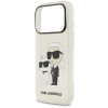 Custodia Karl Lagerfeld IML NFT Glitter Karl&Choupette KF003400 per Apple iPhone 18 Pro Max / 17 Pro Max, trasparente
