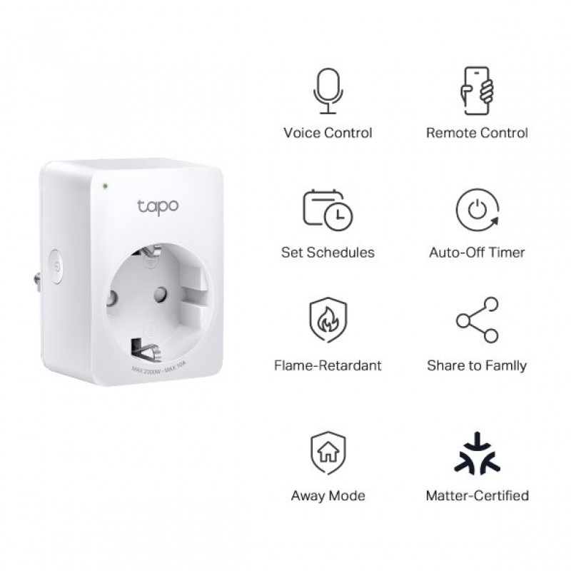 TP-Link Tapo P100M Mini presa smart Wi-Fi (EU)