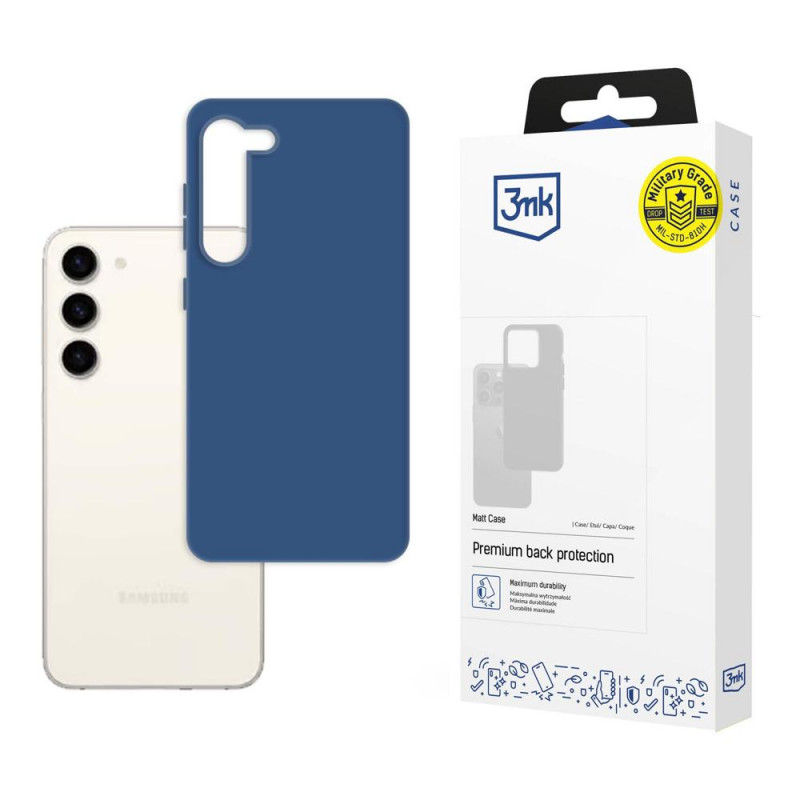 3MK Matt Case custodia Samsung Galaxy S23+, mirtillo