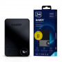 3MK HARDY MagSynergy Ni+ caricabatterie portatile, 5,000 mAh, 22.5 W, USB 1C1L, nero, universale