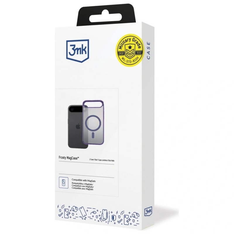 3MK Frosty MagCase custodia per Apple iPhone Air, viola