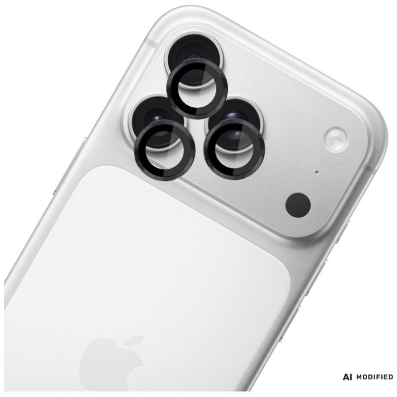 3MK Lens Protection Pro Apple iPhone 18 Pro / 18 Pro Max protezione per obiettivo della fotocamera, vetro temperato, nero