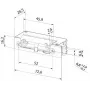Incontro elettrico per porte BIRA HARTTE serie XS XS00UM, 12-24 V AC/DC, standard, con monitoraggio