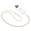 Tech-Protect C2S tracolla a corda per telefono, Beige/oro