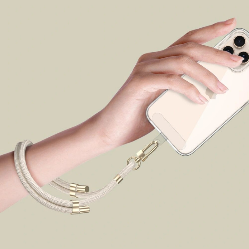 Tech-Protect C4S Cinturino a corda da polso, beige/oro