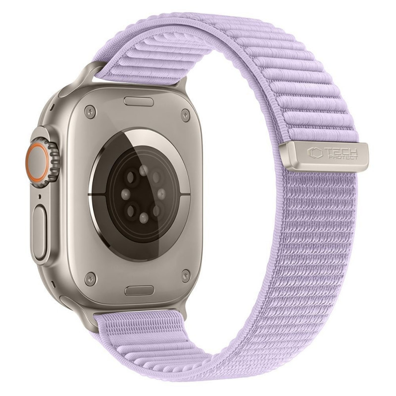 Tech-Protect NylonLoop cinturino per Apple Watch 8 / 9 / 10 / 11 / 12 / SE (40 / 41 / 42 mm), viola