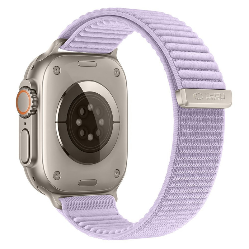 Tech-Protect NylonLoop cinturino per Apple Watch 8 / 9 / 10 / 11 / 12 / SE (40 / 41 / 42 mm), viola