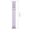 Tech-Protect NylonLoop cinturino per Apple Watch 8 / 9 / 10 / 11 / 12 / SE (40 / 41 / 42 mm), viola