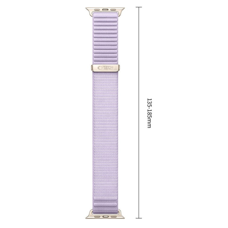 Tech-Protect NylonLoop cinturino per Apple Watch 8 / 9 / 10 / 11 / 12 / SE (40 / 41 / 42 mm), viola