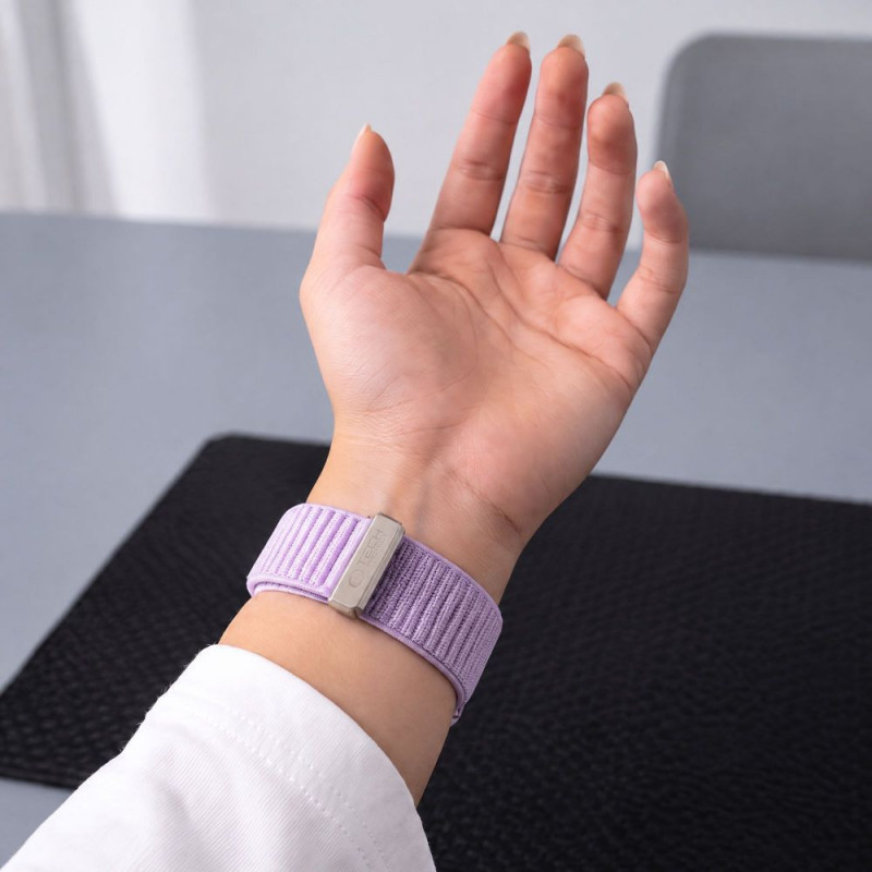 Tech-Protect NylonLoop cinturino per Apple Watch 8 / 9 / 10 / 11 / 12 / SE (40 / 41 / 42 mm), viola