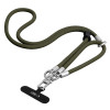 Tech-Protect C10S Rope Crossbody & Wrist set di tracolla e cinturino da polso per telefono, verde oliva/titanio