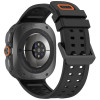 Cinturino in silicone Tech-Protect Silicone Air per Samsung Galaxy Watch Ultra 1 / 2 (2024-2026) 47 mm, nero