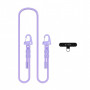 Tech-Protect C5SD Tracolla a corda per telefono, 80 cm, Lavanda