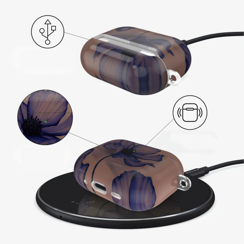 Tech-Protect Lamano Custodia Apple AirPods Pro 1 / 2 Notte di velluto