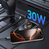 Tech-Protect CC01 caricabatterie da auto a 2 porte USB-A / USB-C, PD 30W / QC 3.0, nero