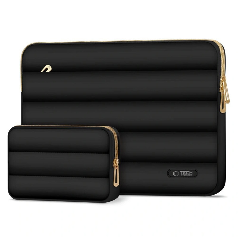 Tech-Protect Puffy THP3474 custodia per laptop 13-14 pollici con borsa per accessori, nera