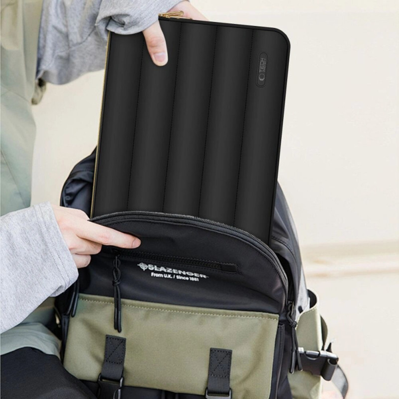 Tech-Protect Puffy THP3474 custodia per laptop 13-14 pollici con borsa per accessori, nera