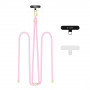 Tech-Protect C7S Rope tracolla, rosa chiaro/oro