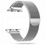 Tech-Protect MilaneseBand Apple Watch 4/5/6/7/SE 44/45 mm bracciale in acciaio inox, argento