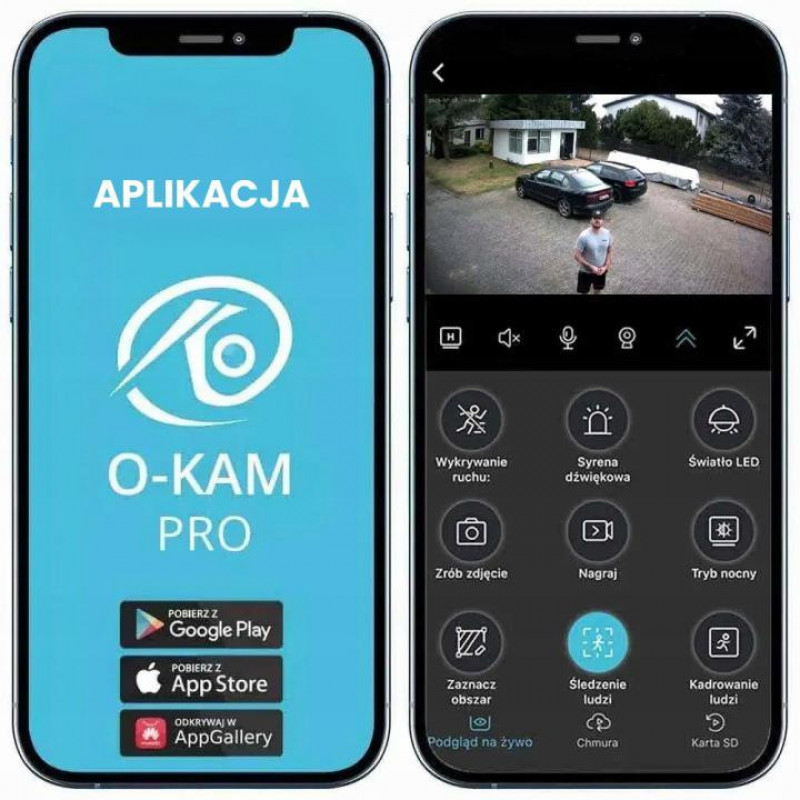 Orllo Z1 telecamera IP a tubo, 4K, 8MP, Wi-Fi