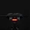 Rockbros 38218916002 Sella per bicicletta MTB con luce, nera