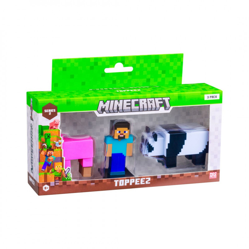 P.m.i. Kids World Minecraft S2 Personaggi - confezione da 3 (assortimento)