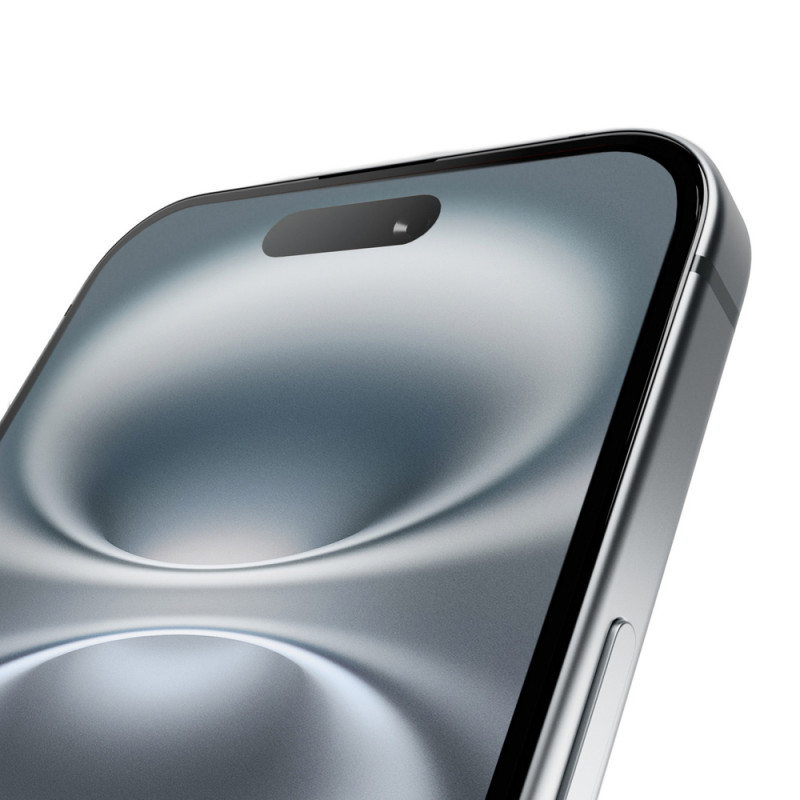 PURO Frame vetro temperato con cornice per iPhone 16 Plus