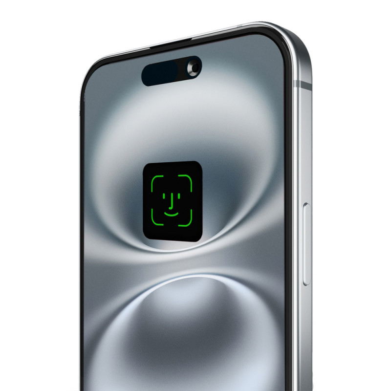 PURO Frame vetro temperato con cornice per iPhone 16 Plus